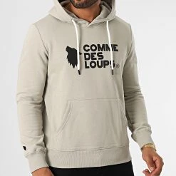 Top 10 ✔️ Sweat Capuche Rio Gris Beige de Comme Des Loups ✔️ -Comme Des Loups Soldes comme des loups 336217 RIO SWEAT GRIS SOURIS 20220909T152015 03