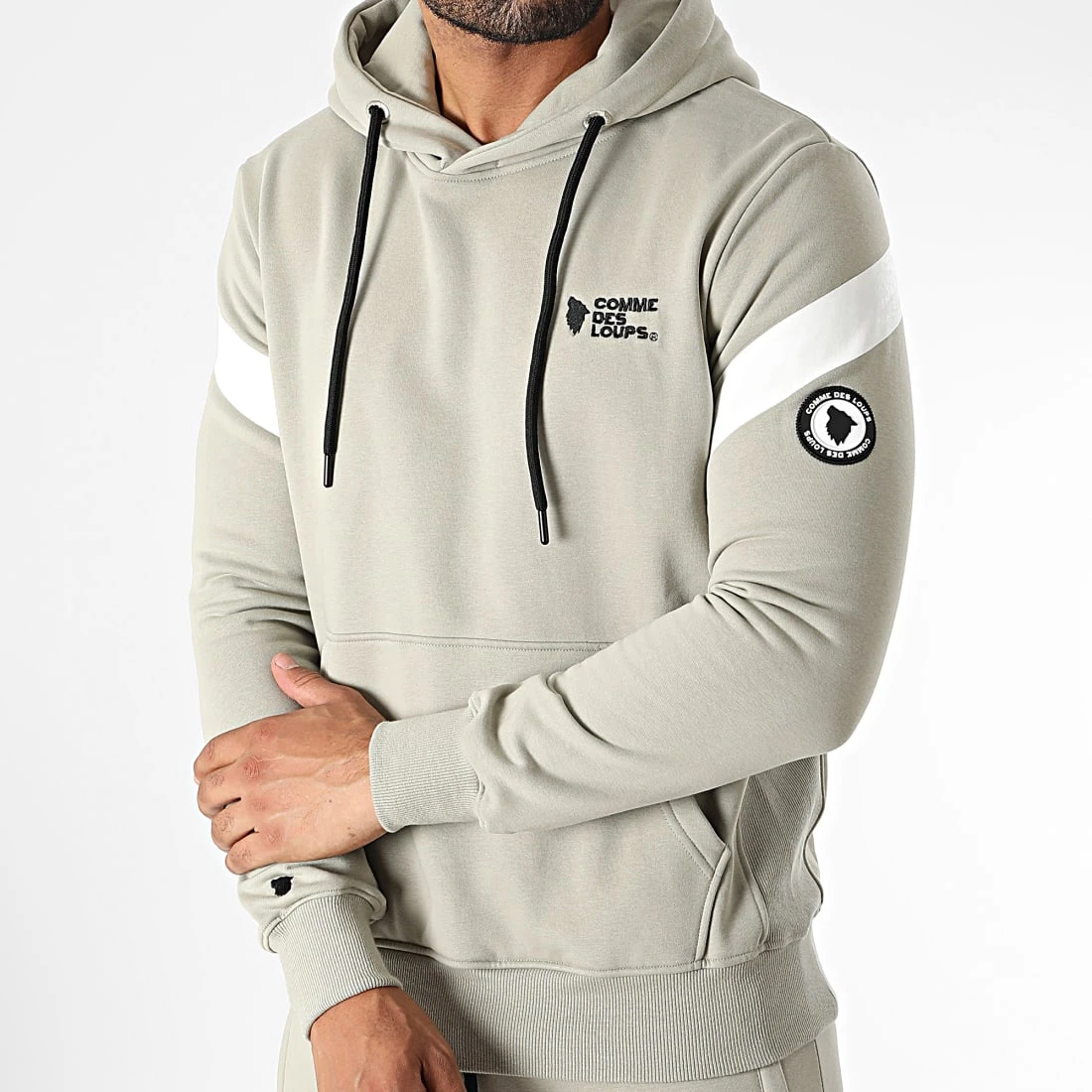 Grosses soldes 🛒 Ensemble De Survetement Manhattan 3 Gris Beige de Comme Des Loups ⌛ 5 Grosses soldes 🛒 Ensemble De Survetement Manhattan 3 Gris Beige de Comme Des Loups ⌛ – Image 3