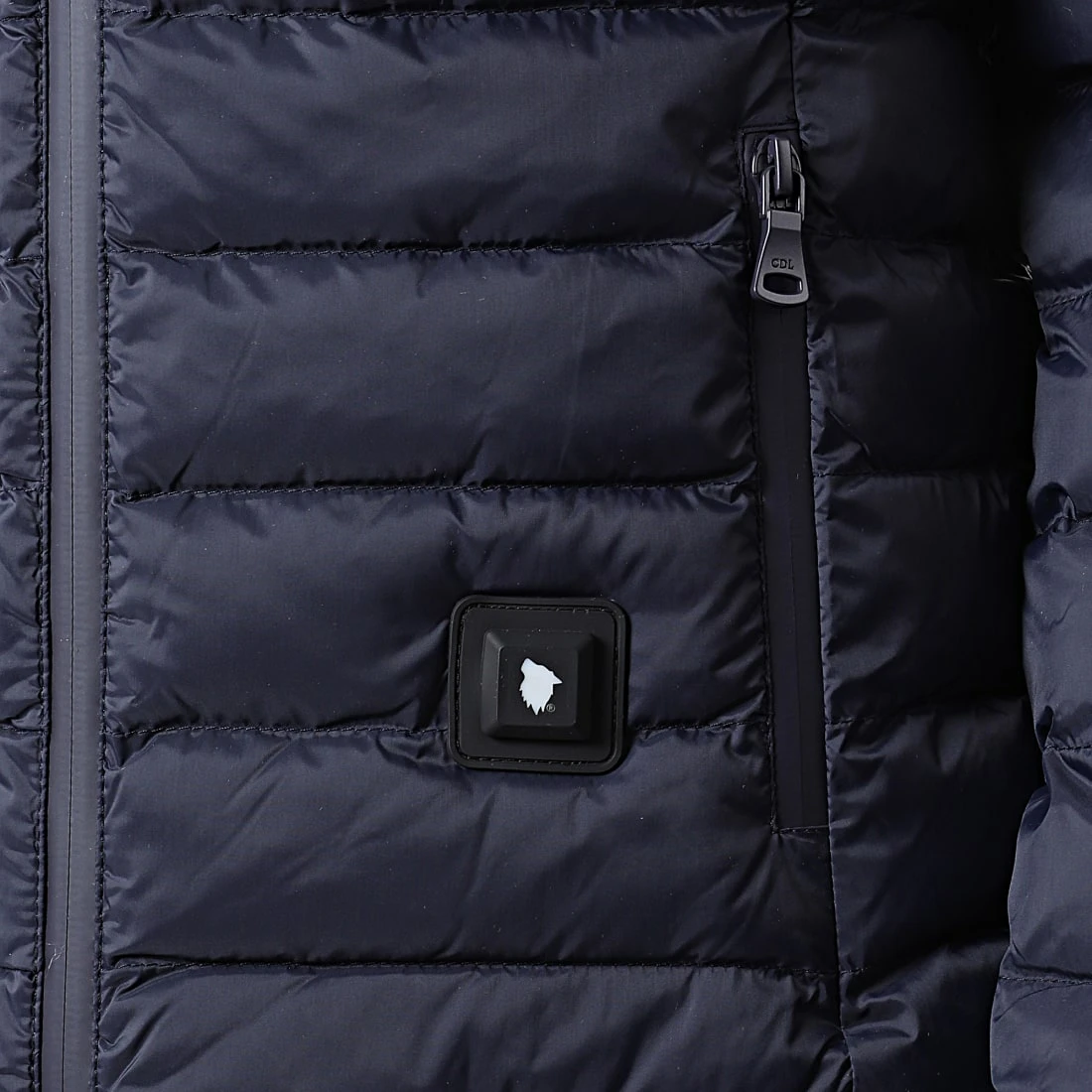 Promo 👍 Doudoune Capuche Fourrure Chauffante Femme Victoria Bleu Marine Noir de Comme Des Loups ⭐ 4 Promo 👍 Doudoune Capuche Fourrure Chauffante Femme Victoria Bleu Marine Noir de Comme Des Loups ⭐ – Image 2