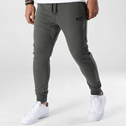 Grosses soldes 🛒 Pantalon Jogging Ville Vert Kaki de Comme Des Loups 🧨