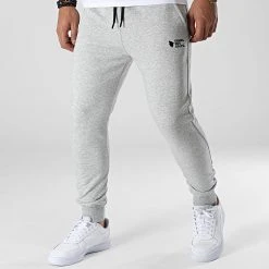 Promo ✔️ Pantalon Jogging Ville Gris Chiné de Comme Des Loups ⭐