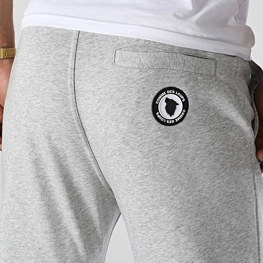 Promo ✔️ Pantalon Jogging Ville Gris Chiné de Comme Des Loups ⭐ 4 Promo ✔️ Pantalon Jogging Ville Gris Chiné de Comme Des Loups ⭐ – Image 2