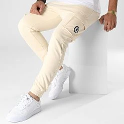Tout neuf 🎉 Pantalon Jogging Mexico Beige Clair de Comme Des Loups 🎉 -Comme Des Loups Soldes comme des loups 340708 MEXICO BEIGE 20221003T161121 03