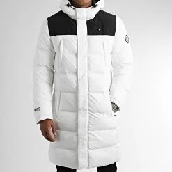 Tout neuf ⌛ Doudoune Longue Chauffante Alaska Blanc de Comme Des Loups 👏