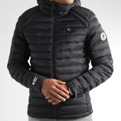 Meilleure vente 👍 Doudoune Capuche Chauffante Otawa Noir de Comme Des Loups ✔️