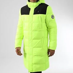 Budget 🎉 Doudoune Capuche Longue Chauffante Alaska Jaune Fluo de Comme Des Loups 🌟 -Comme Des Loups Soldes comme des loups 345504 ALASKA VERT FLUO 20221028T155108 03