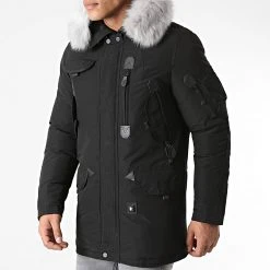 Meilleure vente ⌛ Parka Chauffante Copenhagen Noir Gris de Comme Des Loups ✨ -Comme Des Loups Soldes none 289197 COPENHAGEN BLACK FOUR GRISE petite 20211019T080641 03