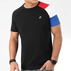 Tout neuf ⌛ Tee 👏 Shirt SS N10 1911260 Noir de Le Coq Sportif 🧨