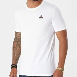 Meilleure affaire 🔥 Tee Shirt Essential N3 2120202 Blanc de Le Coq Sportif 🔔