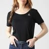 Grosses soldes 🔥 Tee Shirt Femme 2210513 Noir de Le Coq Sportif 🥰
