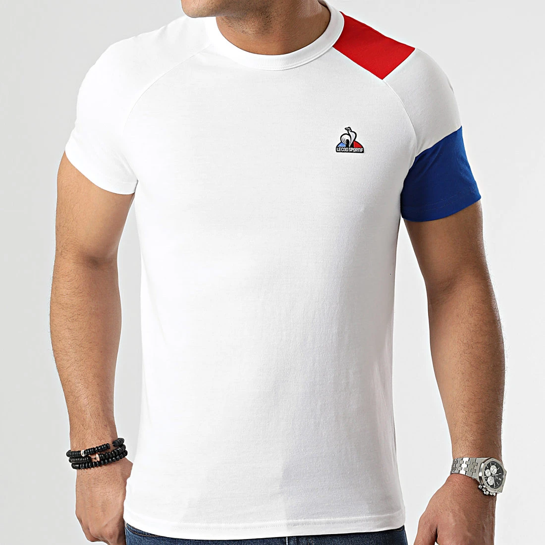 Coupon 👏 Tee Shirt Bat N1 2210554 Blanc de Le Coq Sportif 🧨 4 Coupon 👏 Tee Shirt Bat N1 2210554 Blanc de Le Coq Sportif 🧨 – Image 2