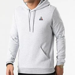 Top 10 ✔️ Sweat Capuche Essential N1 2210364 Gris Chiné de Le Coq Sportif 🔔