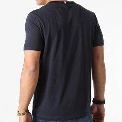 Top 10 🔥 Tee ⭐ Shirt Saison 1 N1 221366 Bleu Marine de Le Coq Sportif ⭐ -Comme Des Loups Soldes le coq sportif 291640 2210366 20211118T161734 04