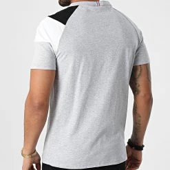 Bon marché 👍 Tee Shirt Bat N1 2210555 Gris Chiné de Le Coq Sportif 🛒 -Comme Des Loups Soldes le coq sportif 291685 2210555 20211122T142619 04