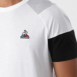 Promo 😍 Tee Shirt Bat N1 2210565 Blanc de Le Coq Sportif 😍 -Comme Des Loups Soldes le coq sportif 291691 2210565 20211122T145604 02