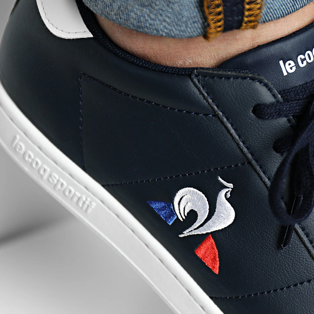 Top 10 🎁 Baskets CourtSet 2121225 ✨ Dress Blues Optical White de Le Coq Sportif ⌛ 4 Top 10 🎁 Baskets CourtSet 2121225 ✨ Dress Blues Optical White de Le Coq Sportif ⌛ – Image 2