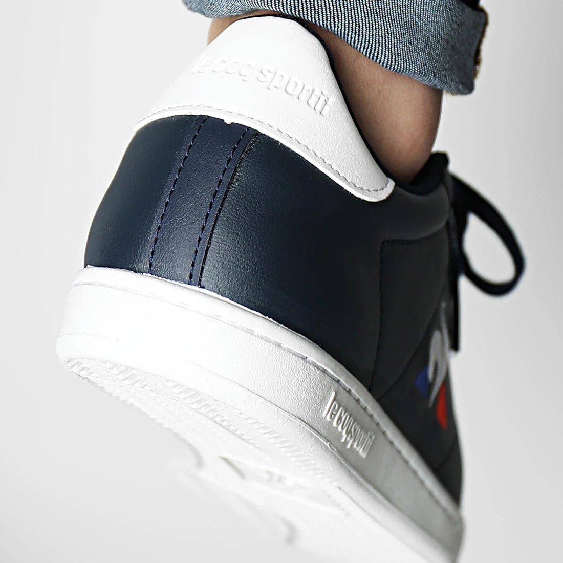 Top 10 🎁 Baskets CourtSet 2121225 ✨ Dress Blues Optical White de Le Coq Sportif ⌛ 6 Top 10 🎁 Baskets CourtSet 2121225 ✨ Dress Blues Optical White de Le Coq Sportif ⌛ – Image 4