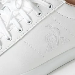 Coupon 😀 Baskets Femme Elsa 2210126 Optical White Black de Le Coq Sportif ❤️ -Comme Des Loups Soldes le coq sportif 296096 2210126 20220125T150827 02