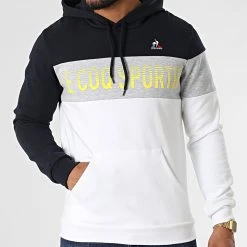 Meilleur prix 💯 Sweat Crewneck 2220299 Blanc Bleu Marine de Le Coq Sportif ✨ -Comme Des Loups Soldes le coq sportif 322079 2220299 20220613T152410 03