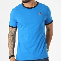 Coupon ✨ Tee Shirt Ringer 2220668 Bleu Roi de Le Coq Sportif ⌛ -Comme Des Loups Soldes le coq sportif 322102 2220668 20220613T154353 03