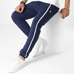 Promo 🎉 Pantalon Jogging 2220292 Bleu Marine de Le Coq Sportif ⭐ -Comme Des Loups Soldes le coq sportif 323723 2220292 20220627T160939 03