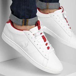 Offres 👏 Baskets Court Allure Sport 2220198 Optical White de Le Coq Sportif 👏