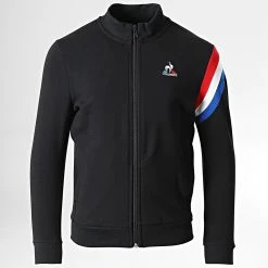 Offres 😍 Sweat Zippé Enfant 2210501 Noir de Le Coq Sportif 😍