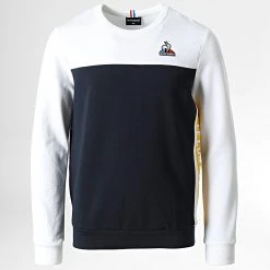 Coupon ⭐ Sweat Crewneck Enfant 2210507 Noir Blanc de Le Coq Sportif ✔️