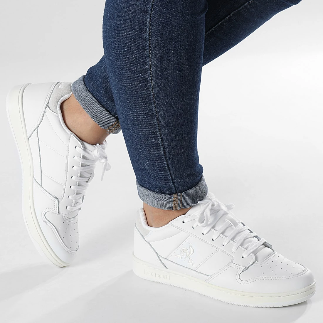Meilleur prix ✨ Baskets Femme Breakpoint 2220227 Optical White de Le Coq Sportif ⭐ 5 Meilleur prix ✨ Baskets Femme Breakpoint 2220227 Optical White de Le Coq Sportif ⭐ – Image 3