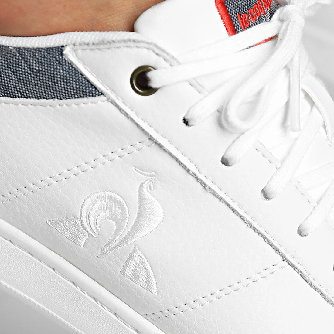 Tout neuf ❤️ Baskets Court Allure Workwear 2220196 Optical White Black de Le Coq Sportif 🎉 4 Tout neuf ❤️ Baskets Court Allure Workwear 2220196 Optical White Black de Le Coq Sportif 🎉 – Image 2