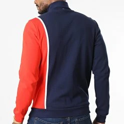Coupon 🛒 Veste Zippée Tricolore 2220290 Bleu Marine Rouge de Le Coq Sportif 👍 -Comme Des Loups Soldes le coq sportif 332077 2220290 20220811T154956 04