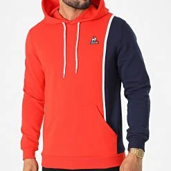 Les meilleures critiques de ✨ Sweat Capuche 2220291 Orange Bleu Marine de Le Coq Sportif 😀